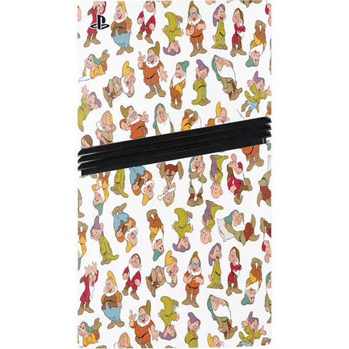 Disney Snow White Dwarfs Pattern PS5 Pro Disk Console Skin