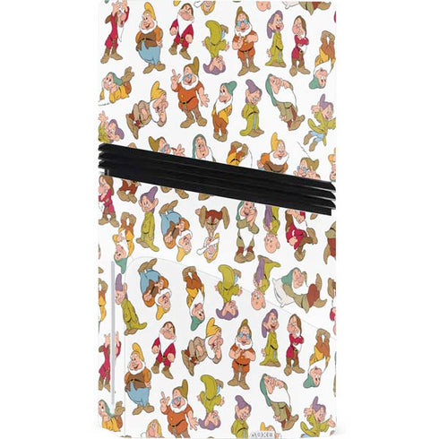 Disney Snow White Dwarfs Pattern PS5 Pro Disk Console Skin