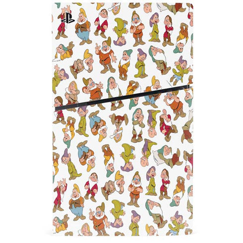 Disney Snow White Dwarfs Pattern PS5 Slim Digital Edition Console Skin