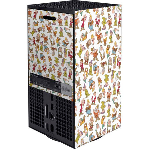 Disney Snow White Dwarfs Pattern Xbox Series X Bundle Skin