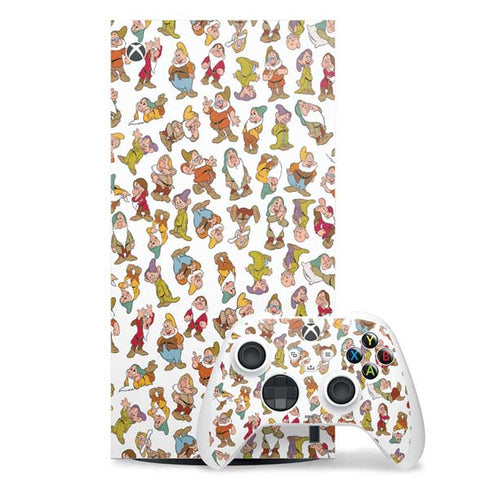 Disney Snow White Dwarfs Pattern Xbox Series X Skins