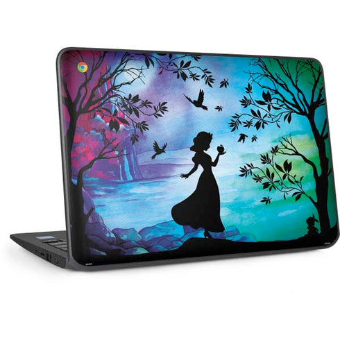 Disney Snow White Enchanted Forest Silhouette HP Chromebook Skin