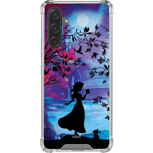 Disney Snow White Enchanted Forest Silhouette Galaxy A17 Clear Case
