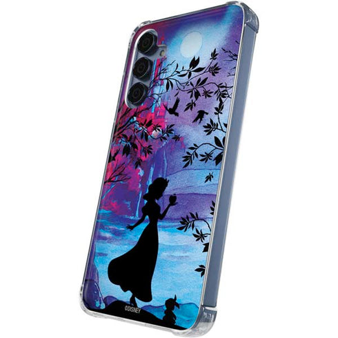 Disney Snow White Enchanted Forest Silhouette Galaxy A35 5G Clear Case