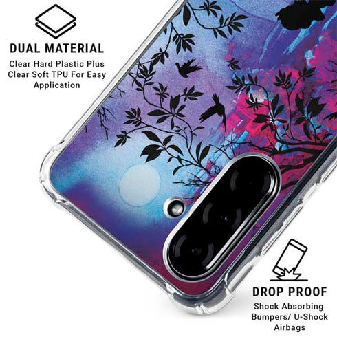 Disney Snow White Enchanted Forest Silhouette Galaxy A36 5G Clear Case
