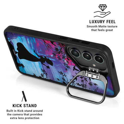 Disney Snow White Enchanted Forest Silhouette Galaxy S25 Kickstand Case