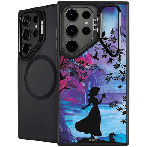 Disney Snow White Enchanted Forest Silhouette Galaxy S25 Ultra Kickstand Case