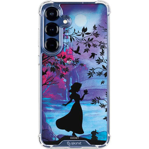 Disney Snow White Enchanted Forest Silhouette Galaxy S25 Clear Case