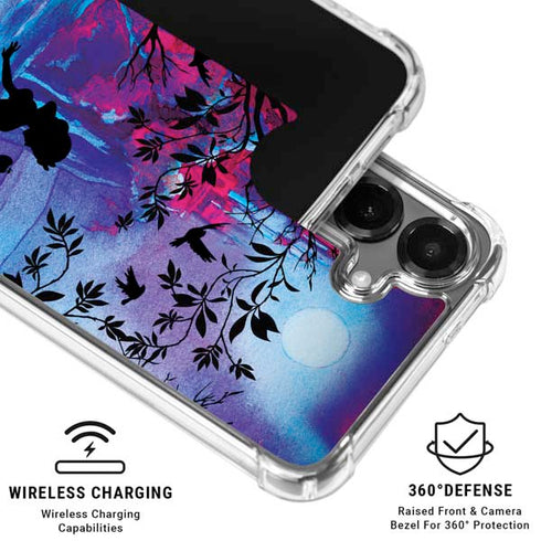 Disney Snow White Enchanted Forest Silhouette Galaxy S26 Plus Clear Case