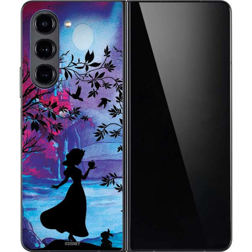 Disney Snow White Enchanted Forest Silhouette Galaxy Z Fold5 5G Skin