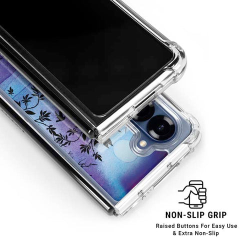Disney Snow White Enchanted Forest Silhouette Galaxy Z Fold6 Clear Case