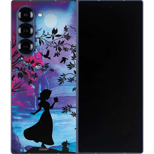 Disney Snow White Enchanted Forest Silhouette Galaxy Z Fold6 Skin