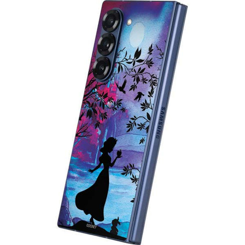 Disney Snow White Enchanted Forest Silhouette Galaxy Z Fold6 Skin