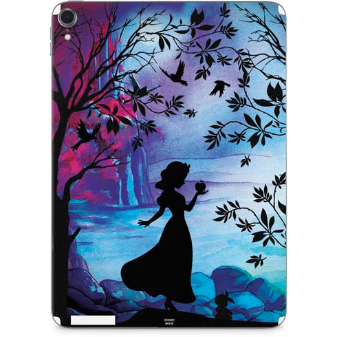 Disney Snow White Enchanted Forest Silhouette Apple iPad Pro Skin