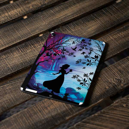 Disney Snow White Enchanted Forest Silhouette Apple iPad Pro Skin