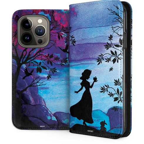 Disney Snow White Enchanted Forest Silhouette iPhone 14 Pro Folio Case