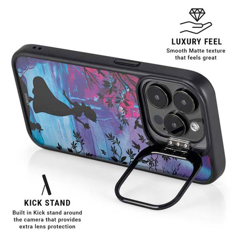 Disney Snow White Enchanted Forest Silhouette iPhone 14 Pro Kickstand Case
