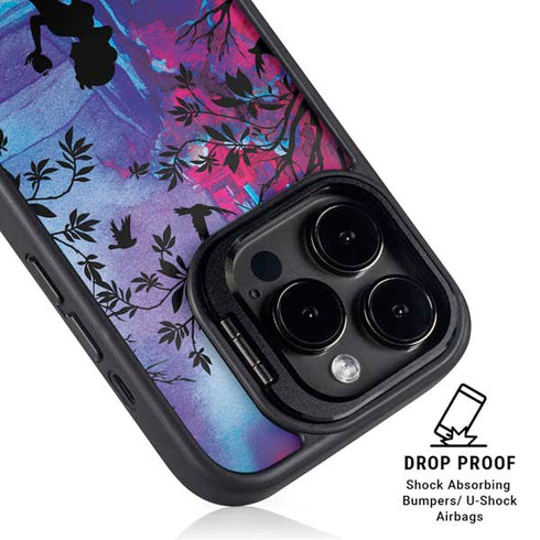Disney Snow White Enchanted Forest Silhouette iPhone 14 Pro Kickstand Case