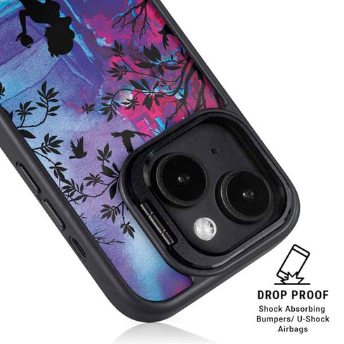 Disney Snow White Enchanted Forest Silhouette iPhone 15 Kickstand Case