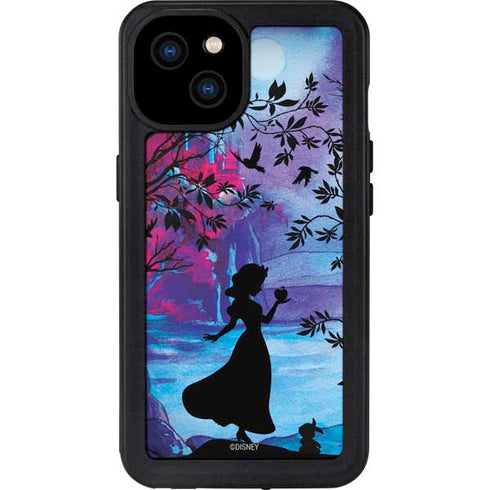 Disney Snow White Enchanted Forest Silhouette iPhone 15 Plus Waterproof Case