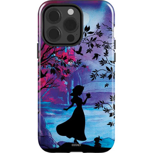 Disney Snow White Enchanted Forest Silhouette iPhone 15 Pro Impact Case