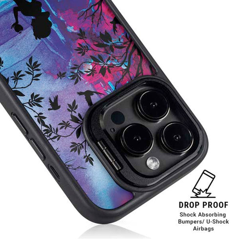 Disney Snow White Enchanted Forest Silhouette iPhone 15 Pro Max Kickstand Case