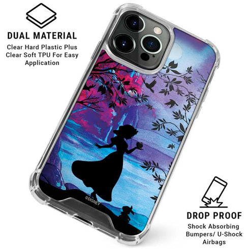 Disney Snow White Enchanted Forest Silhouette iPhone 16 Pro Clear Case