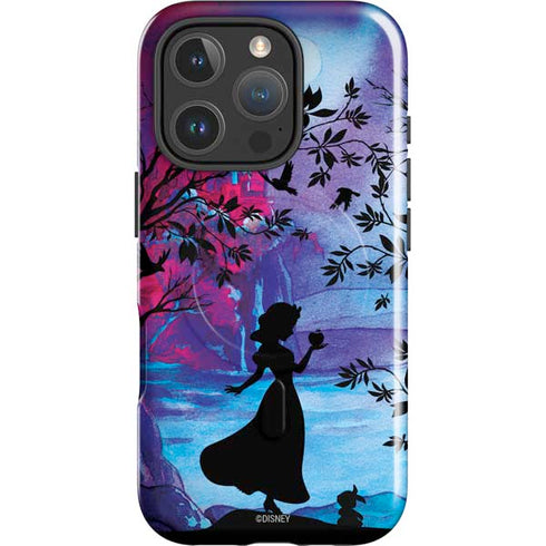 Disney Snow White Enchanted Forest Silhouette iPhone 16 Pro Max Magsafe Impact Case
