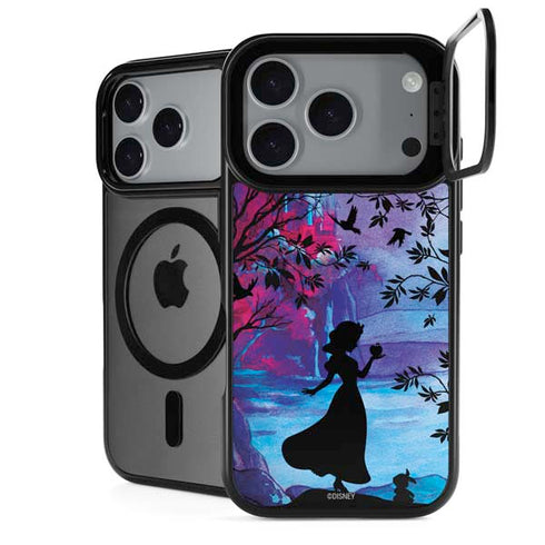 Disney Snow White Enchanted Forest Silhouette iPhone 18 Pro Kickstand Case