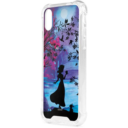 Disney Snow White Enchanted Forest Silhouette iPhone XS Clear Case