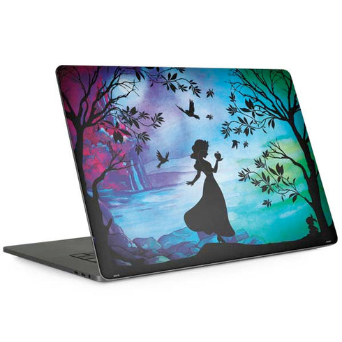 Disney Snow White Enchanted Forest Silhouette MacBook Skins