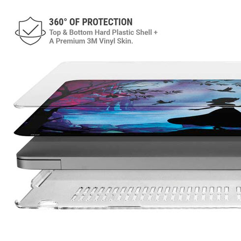 Disney Snow White Enchanted Forest Silhouette MacBook Cases