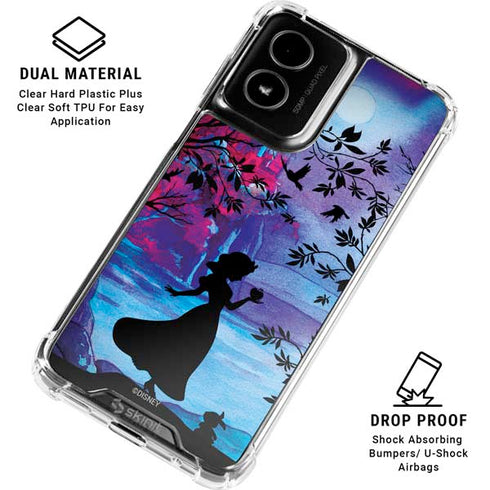 Disney Snow White Enchanted Forest Silhouette Moto G Power 5G (2024) Clear Case