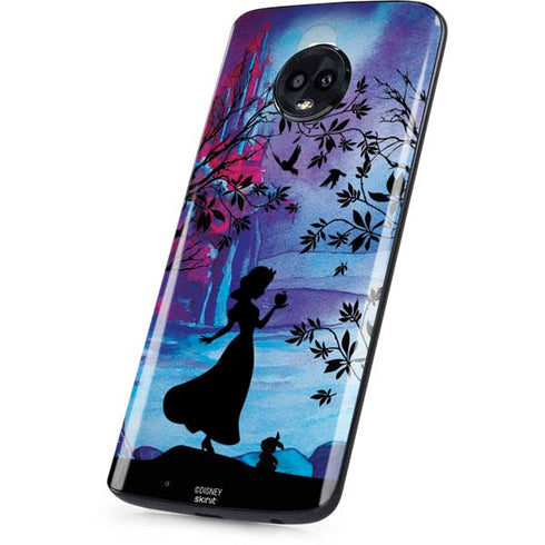 Disney Snow White Enchanted Forest Silhouette Moto G6 Skin