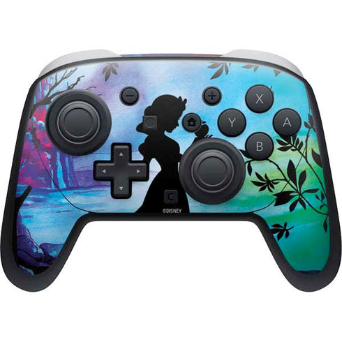 Disney Snow White Enchanted Forest Silhouette Nintendo Switch 2 (2025) Pro Controller Skin