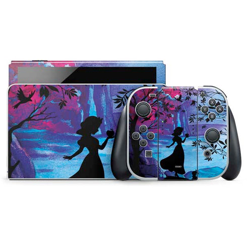 Disney Snow White Enchanted Forest Silhouette Nintendo Skins