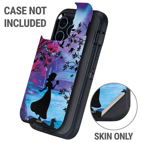 Disney Snow White Enchanted Forest Silhouette Otterbox Defender iPhone Skin