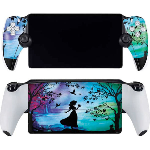 Disney Snow White Enchanted Forest Silhouette PlayStation PS5 Skins