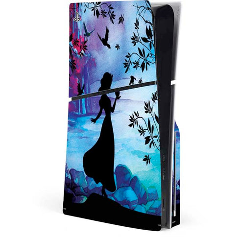 Disney Snow White Enchanted Forest Silhouette PlayStation PS5 Skins