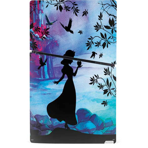Disney Snow White Enchanted Forest Silhouette PS5 Slim Digital Edition Console Skin