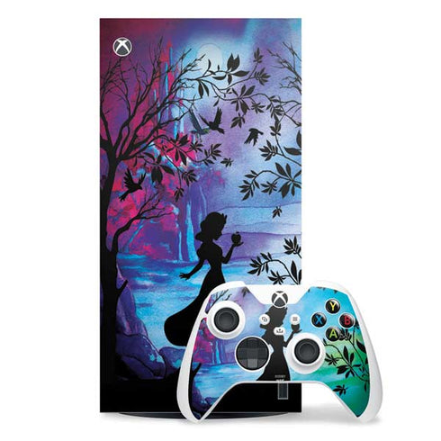 Disney Snow White Enchanted Forest Silhouette Xbox Series X Skins