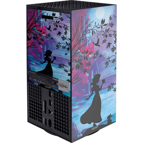 Disney Snow White Enchanted Forest Silhouette XBox Series X Digital Edition Console Skin