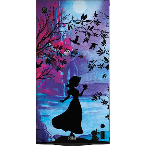 Disney Snow White Enchanted Forest Silhouette XBox Series X Digital Edition Console Skin