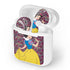 Disney Snow White Character with Floral Pattern Apple AirPods Skin
