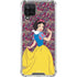 Disney Snow White Character with Floral Pattern Galaxy Cases
