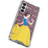 Disney Snow White Character with Floral Pattern Galaxy A16 5G Clear Case