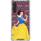 Disney Snow White Character with Floral Pattern Galaxy A17 Clear Case