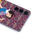 Disney Snow White Character with Floral Pattern Galaxy A35 5G Skin