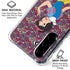 Disney Snow White Character with Floral Pattern Galaxy A36 5G Clear Case