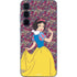 Disney Snow White Character with Floral Pattern Galaxy A36 5G Skin